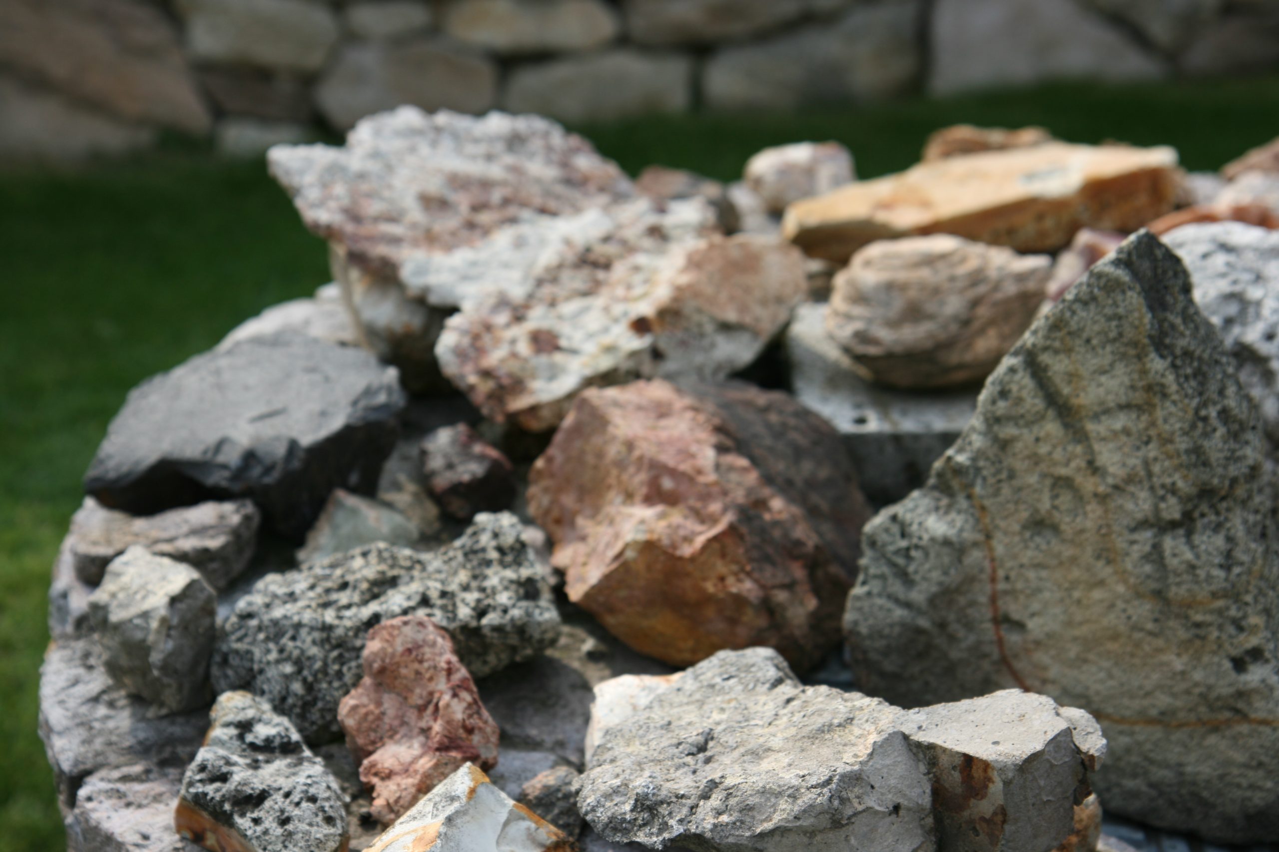 Stone types in Tokaj, Hungary