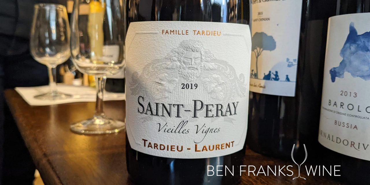 2019 Saint-Peray Vieilles Vignes, Tardieu-Laurent – Tasting Note