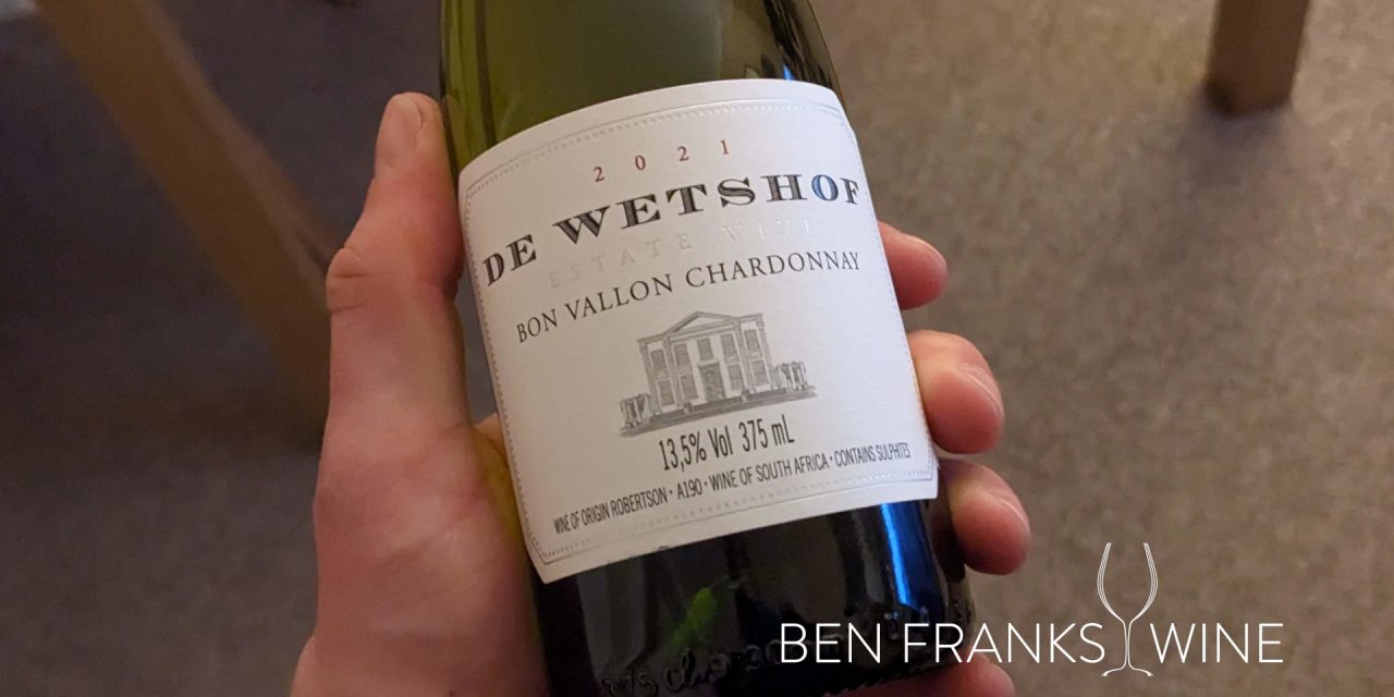 2021 Bon Vallon Chardonnay Estate Wine, De Wetshof – Tasting Notes