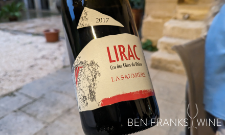 2017 Lirac Cru des Cotes du Rhone La Saumiere, Vignobles Boudinaud – Tasting Note