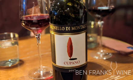 2017 Brunello Di Montalcino, Cupano – Tasting Note