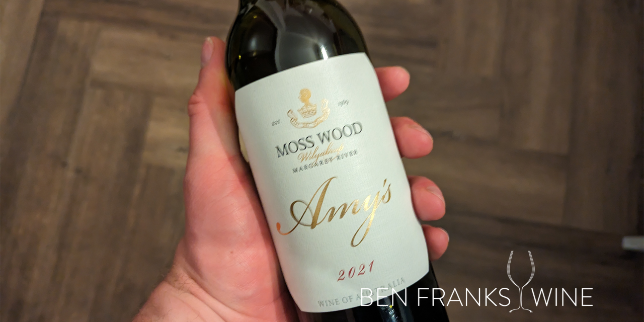 2021 Amy’s, Moss Wood – Tasting Note