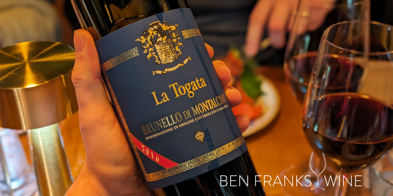 2016 Brunello di Montalcino, La Togata – Tasting Note