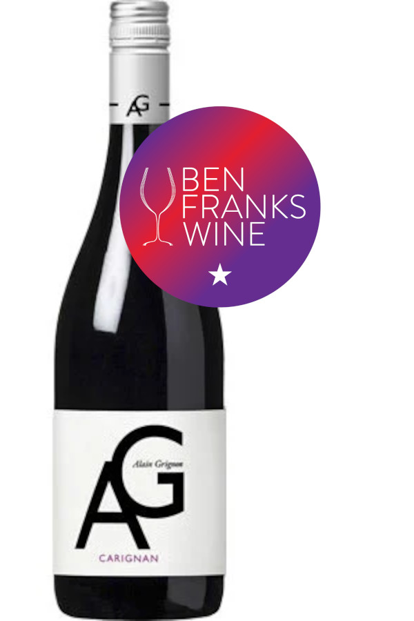 Alain Grignon Vieles Vignes Carignan French wine is a one star Good wine recommended by Ben Franks Wine