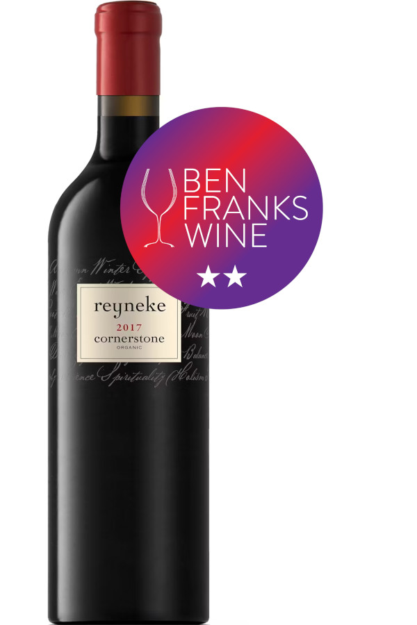 Reyneke Cornerstone Cabernet has a Ben Franks Wine Rating of 2 stars