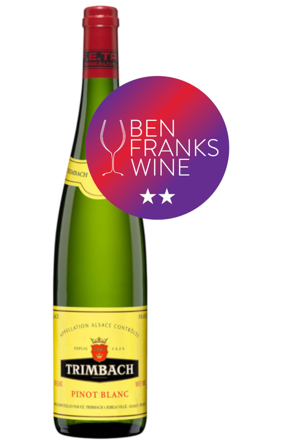 Best white wine at Majestic wine is Trimbach Pinot Blanc as recommended by Ben Franks Wine