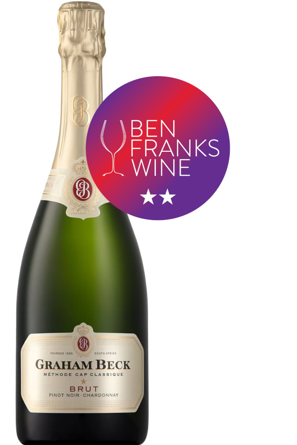 Traditional method sparkling wine from South Africa.
