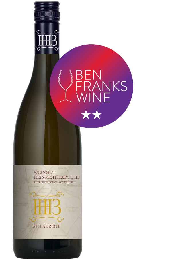 St Laurent Austrian red wine has a 2 star BFW rating
