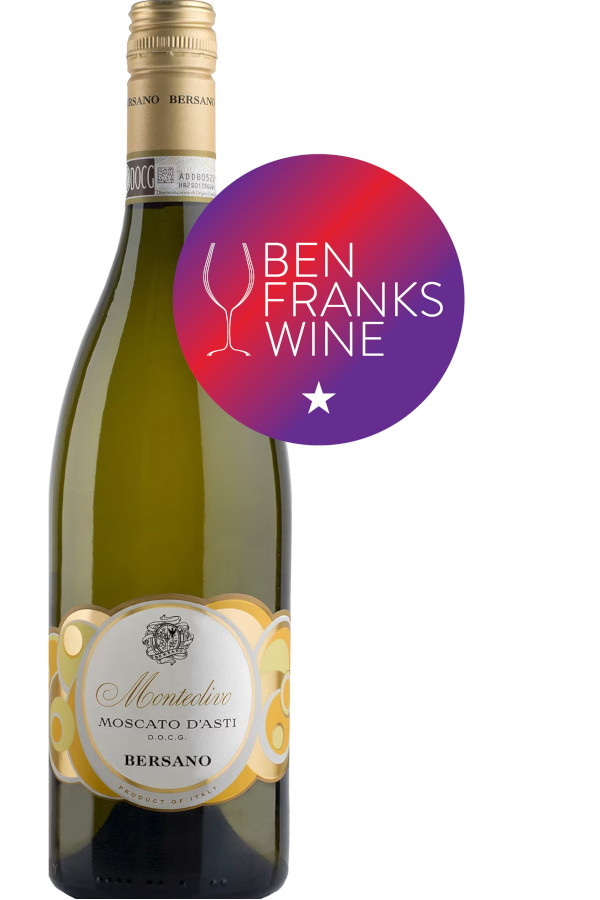 Recommended sparkling and sweet wine this month is the Bersano Moscato d'Asti DOCG